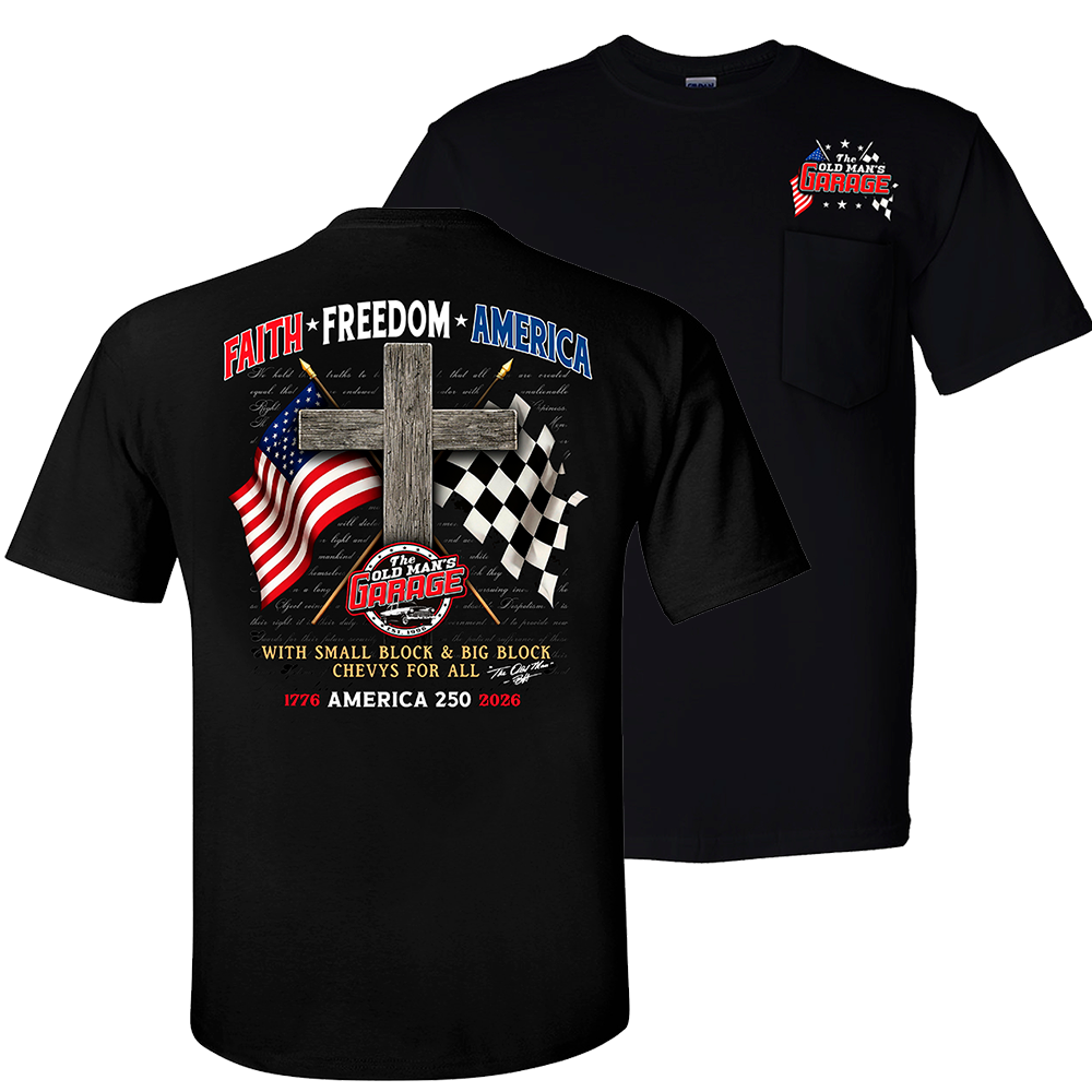 Crossed Flags Pocket T-Shirt